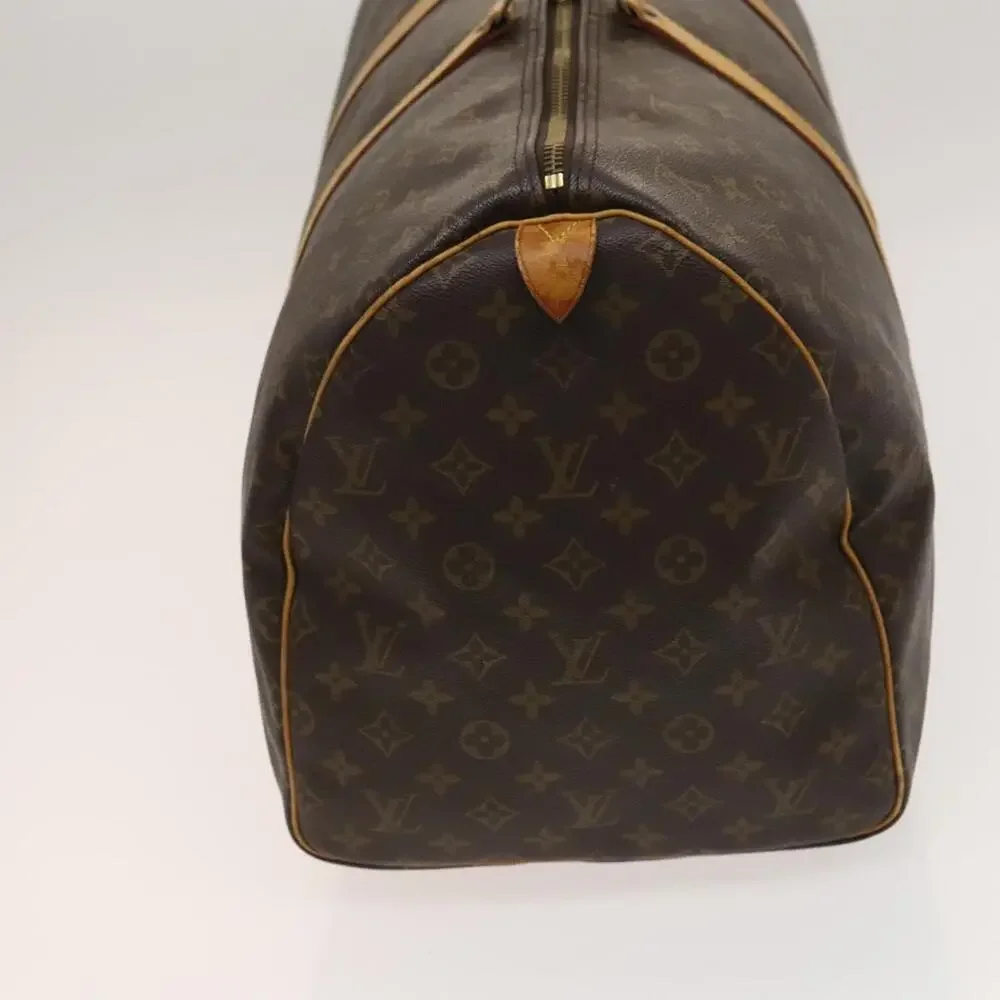 LOUIS VUITTON Monogram Keepall 55 Boston Bag M41424